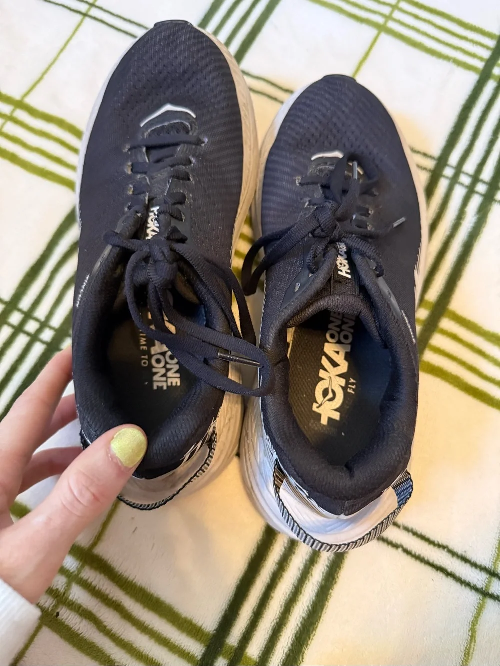 Hoka One One Black Road Running Shoes